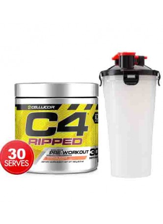 Cellucor C4 Ripped -30SERVING (Tropical Punch) WITH SHAKKER